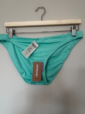 NWT Patagonia Women's Sunamee Bikini Bottoms in Aqua Teal Large